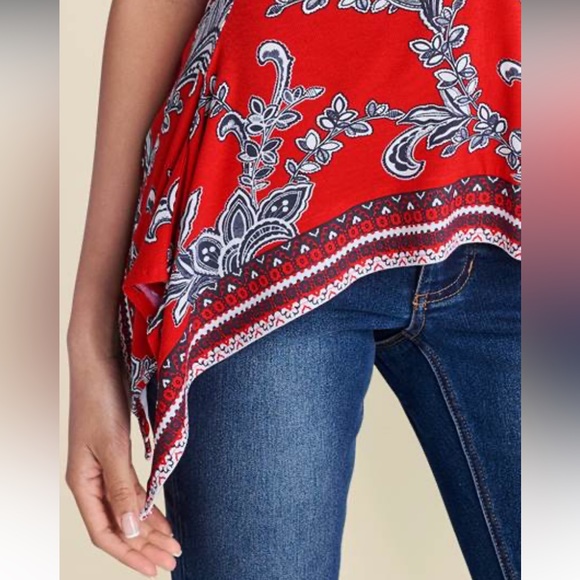 Paisley and Patriotic Venus Tank - Large - Picture 9 of 11